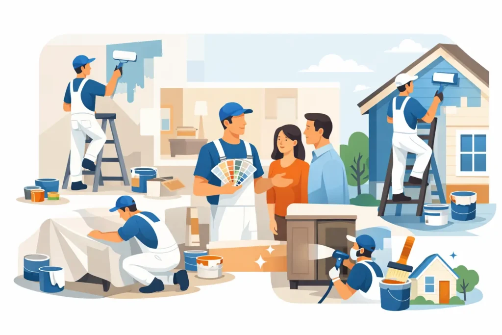 What a Painting Service Really Includes