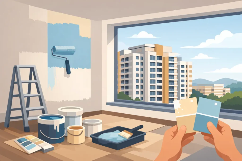 Best Paint Finishes for HDB Flats