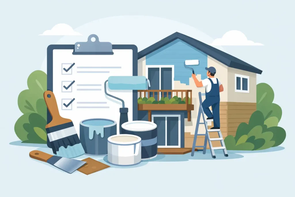 Terrace House Repainting Checklist