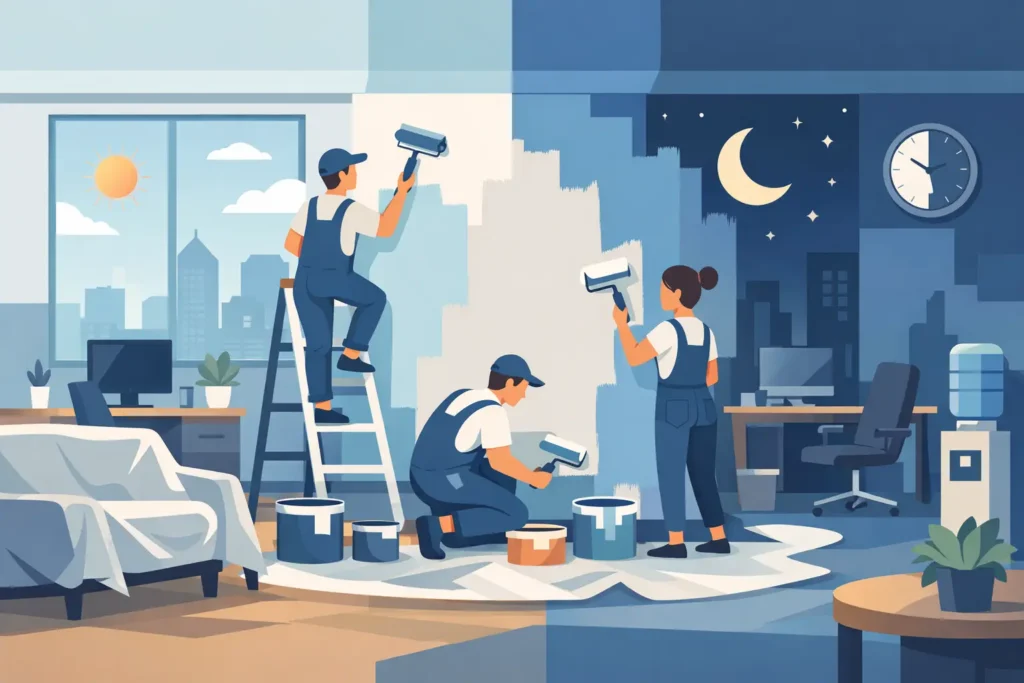 24 Hour Painting Activation for Offices
