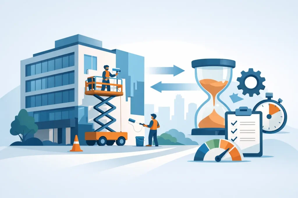 Commercial Repainting Downtime Reduction Guide