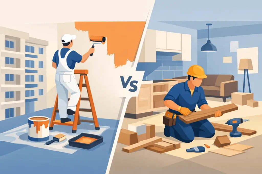 HDB Painting Package vs Renovation: Which Fits?