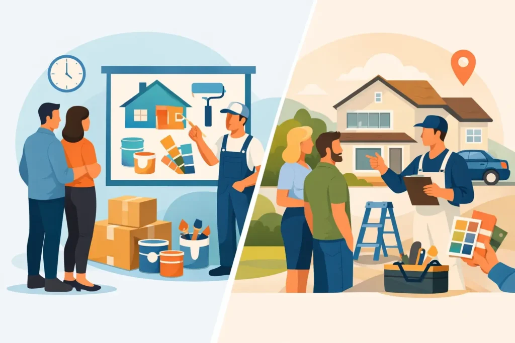 Package Painting Versus Onsite Quote