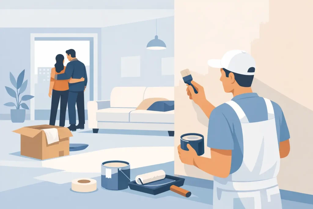 Paint Touch Up After Handover: What to Expect