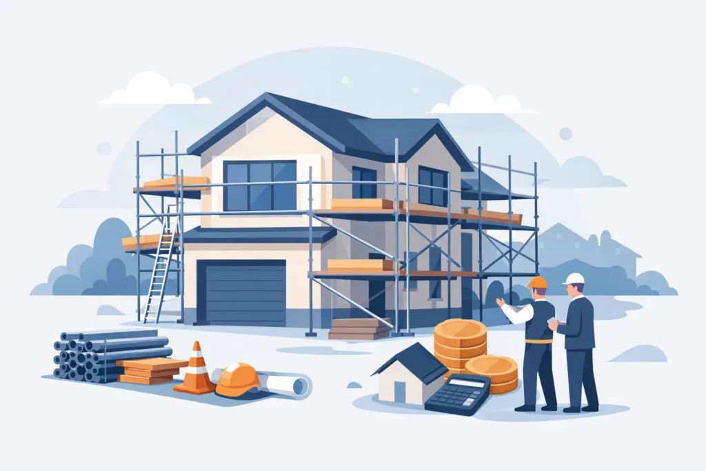 Scaffolding Cost for a Landed House