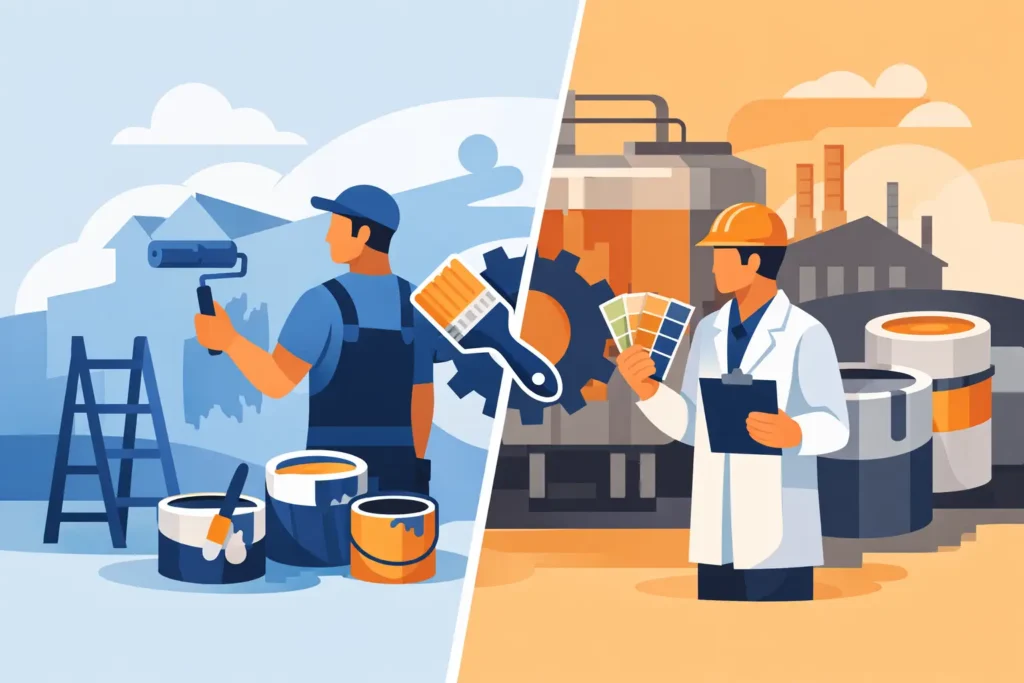 Direct Painting Contractor vs. Paint Manufacturer Service