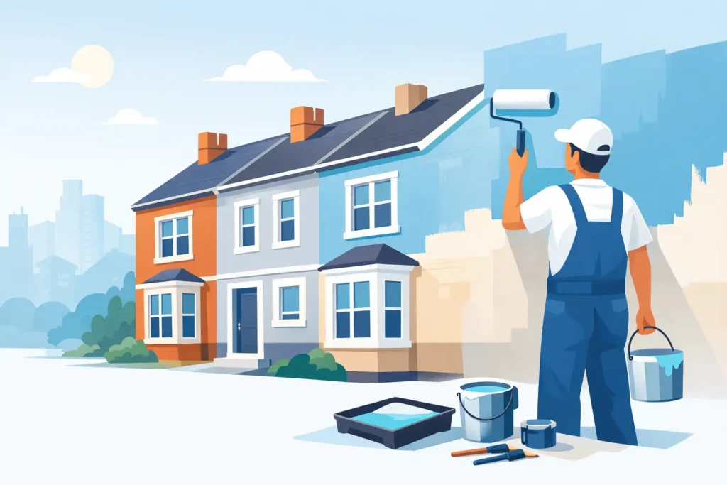 How Much Does It Cost to Paint a Terrace House?