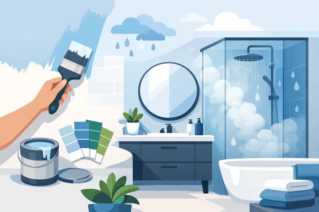 Bathroom Paint Options That Handle Humidity