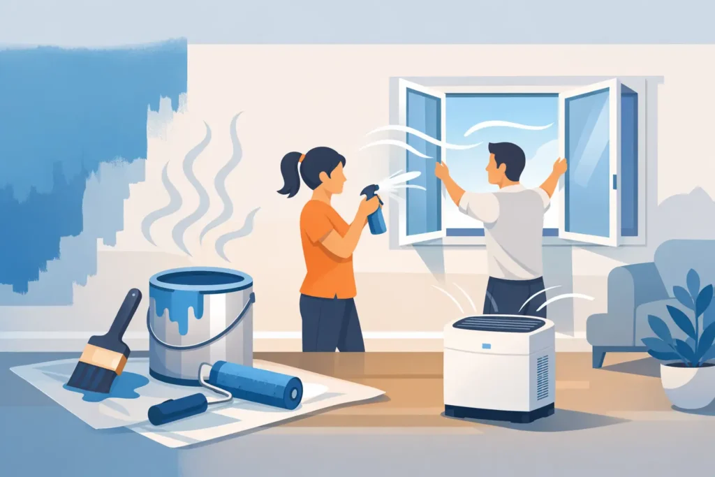 How to Remove Paint Odor From a Newly Painted Home