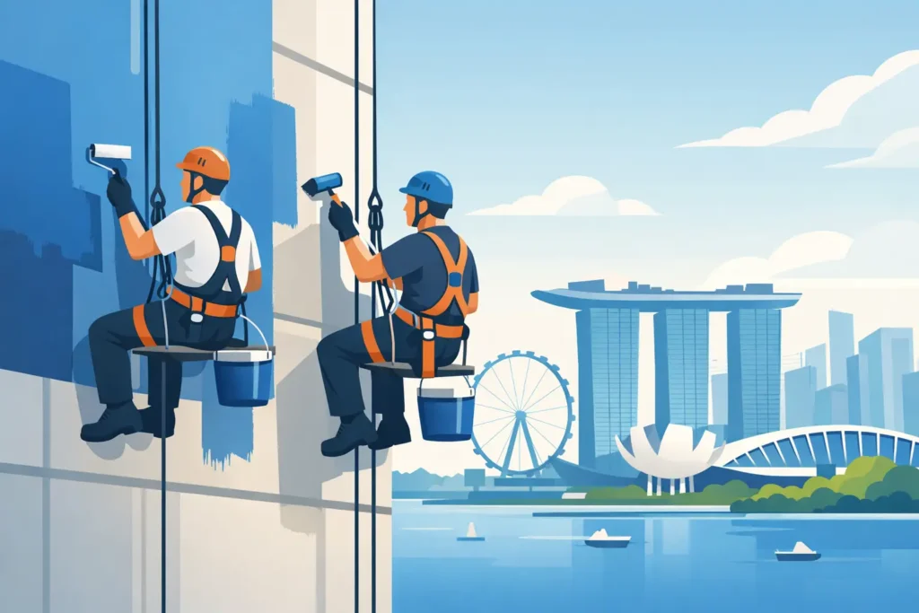 Rope Access Painting in Singapore Explained