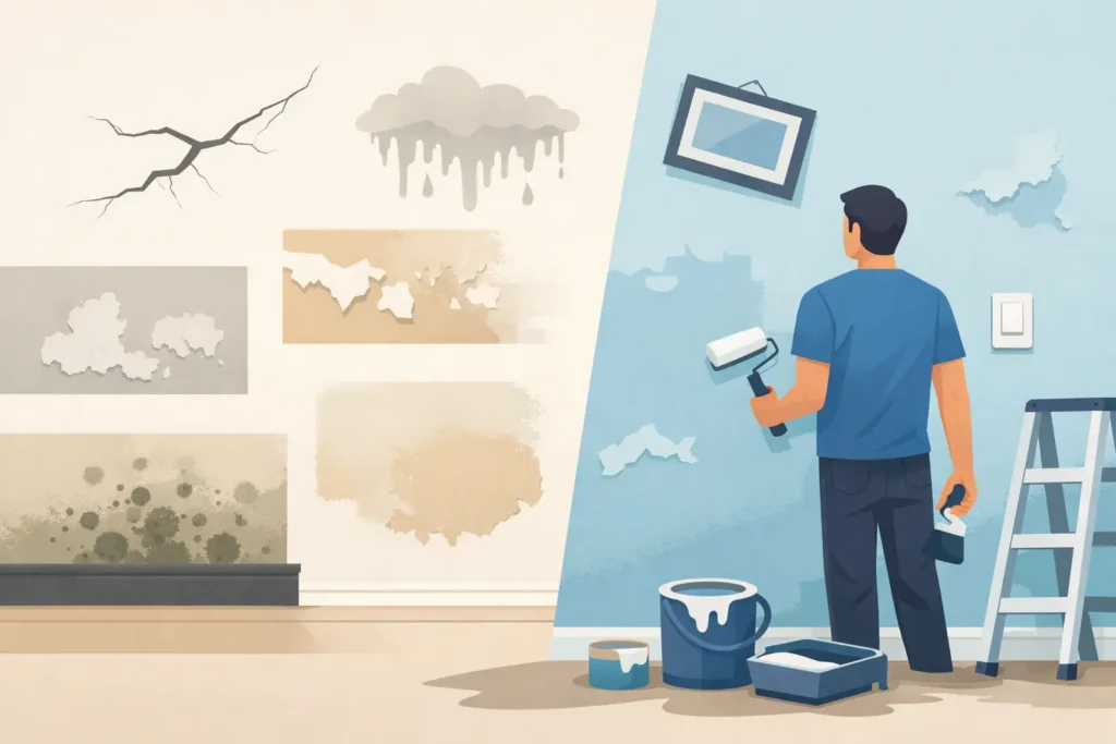 8 Wall Repainting Signs You Should Not Ignore