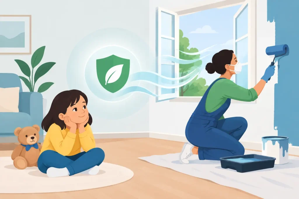 Are Paint Fumes Harmful to Children? Safe Steps