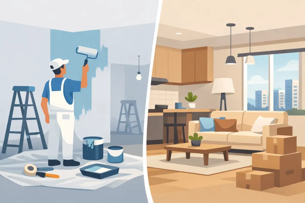 BTO Flat Painting Before Your Move-In