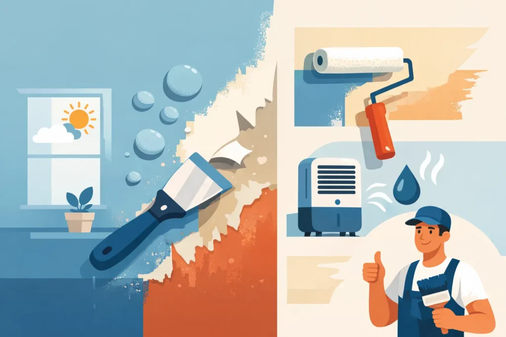 Why Do Painted Walls Bubble? Causes and Fixes