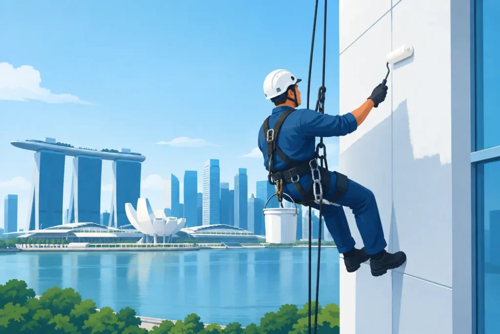 How Much Is Rope Access Painting in Singapore?